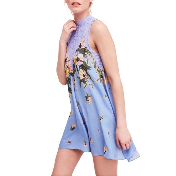 Free People Floral Boho Slip Summer Dress - Picture 2 of 9